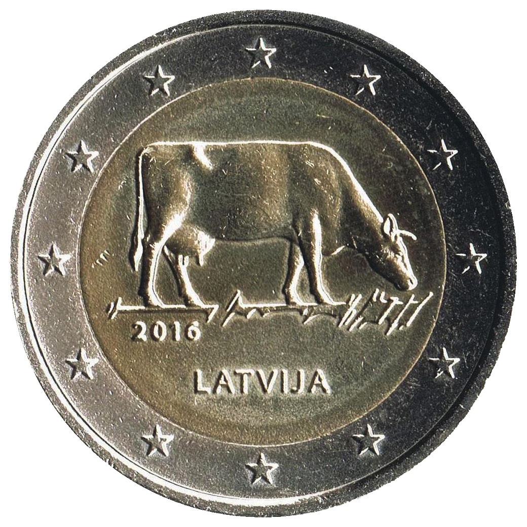 2 euros conmemorativa Sector Agrario Letón